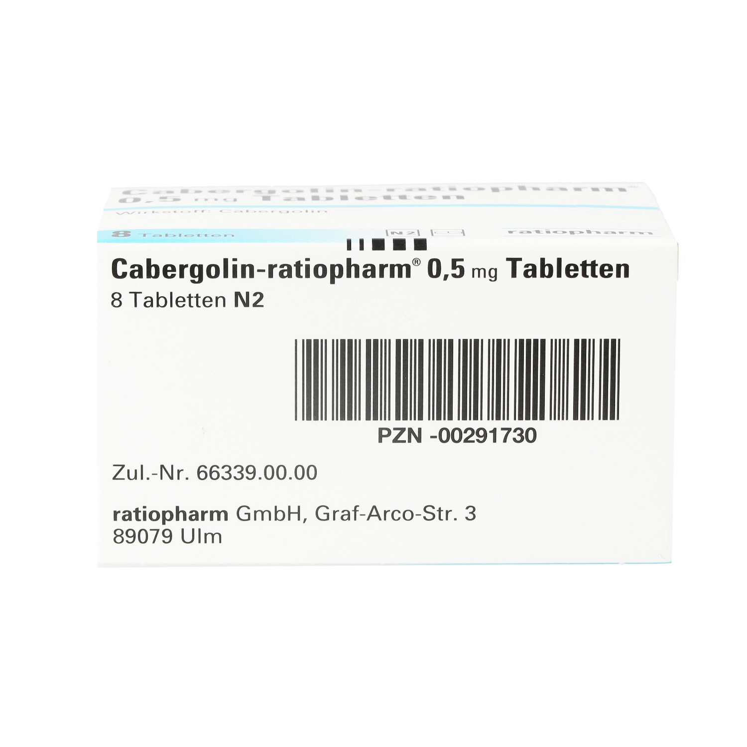 CABERGOLIN-ratiopharm 0,5 mg Tabletten
