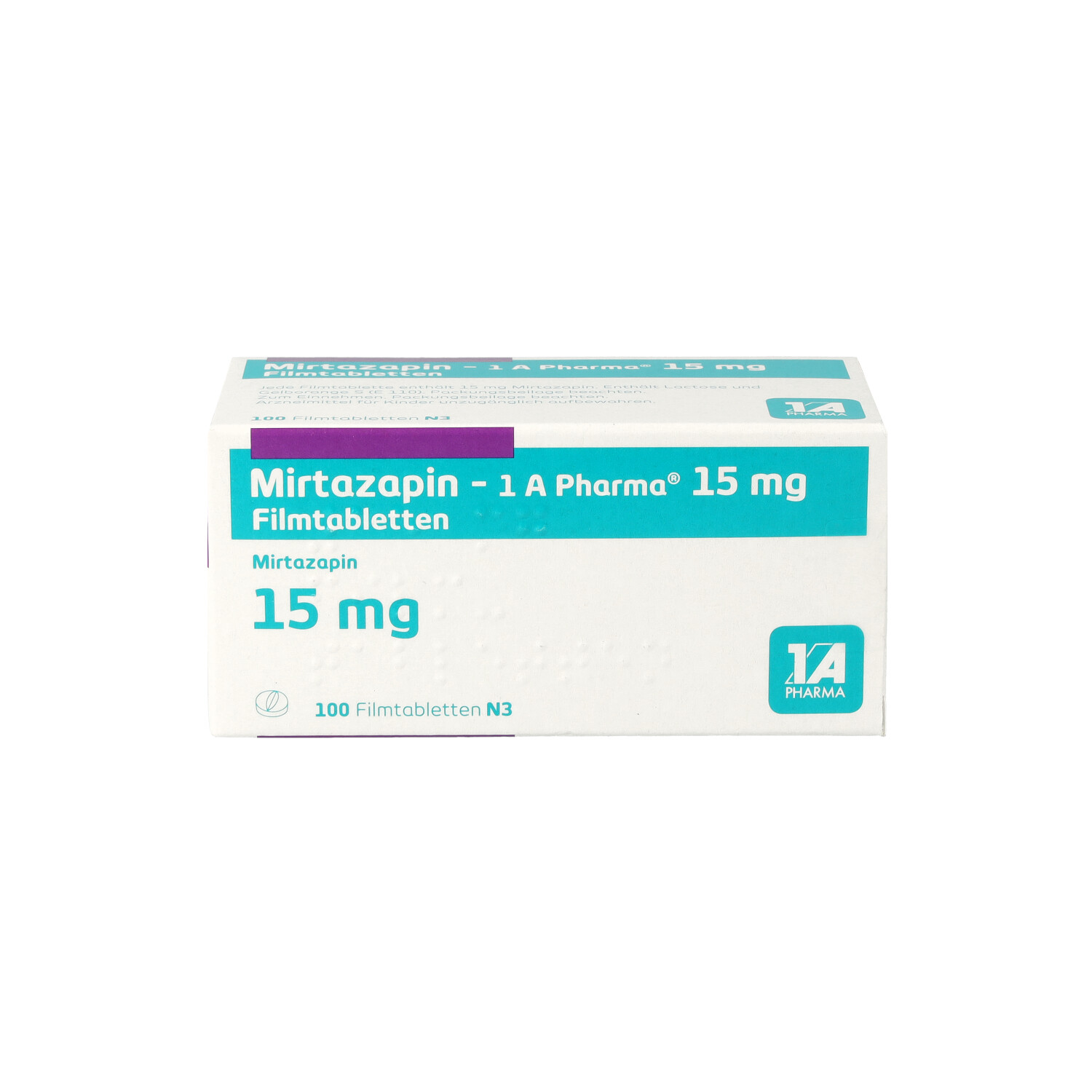 MIRTAZAPIN-1A Pharma 15 mg Filmtabletten