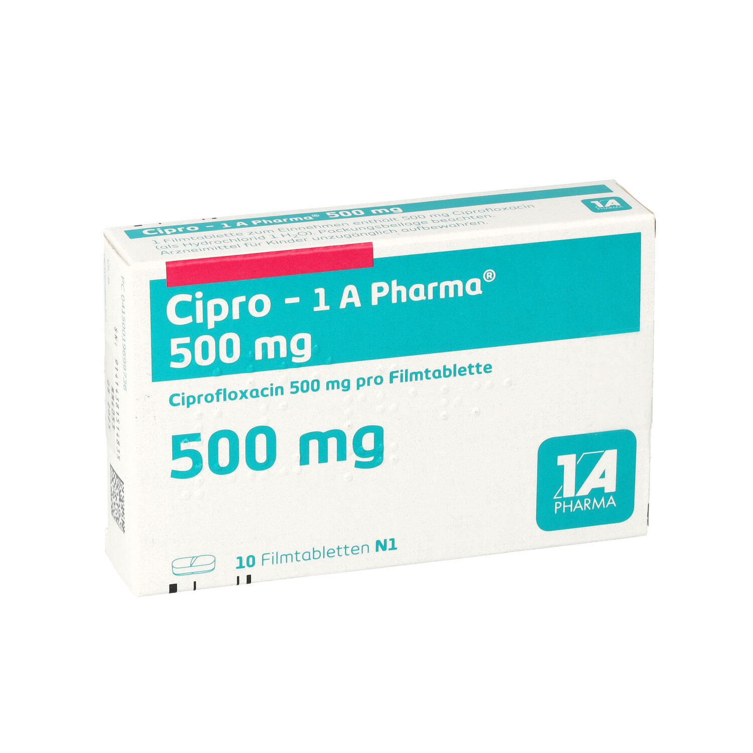 CIPRO-1A Pharma 500 mg Filmtabletten