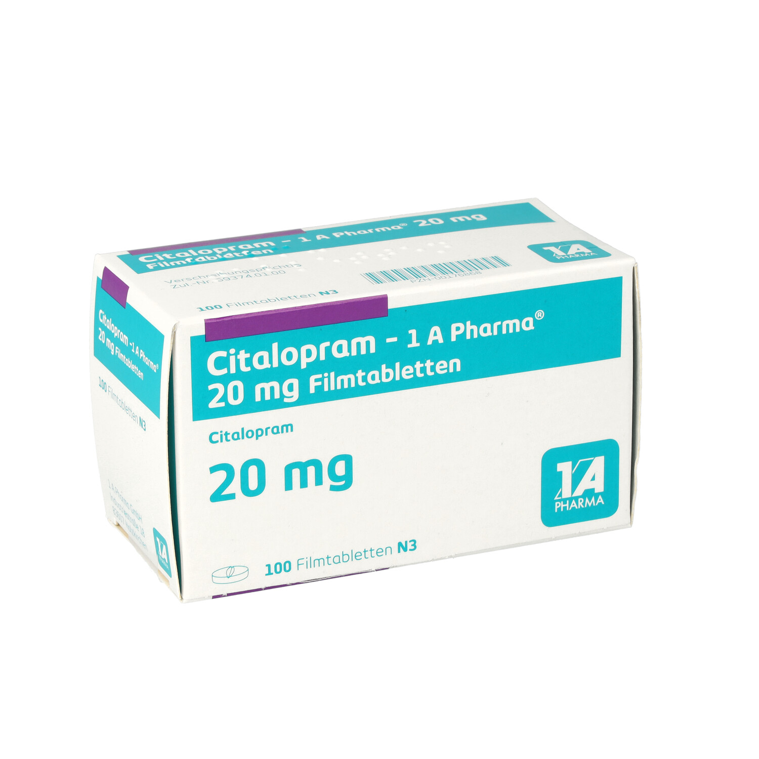 CITALOPRAM-1A Pharma 20 mg Filmtabletten