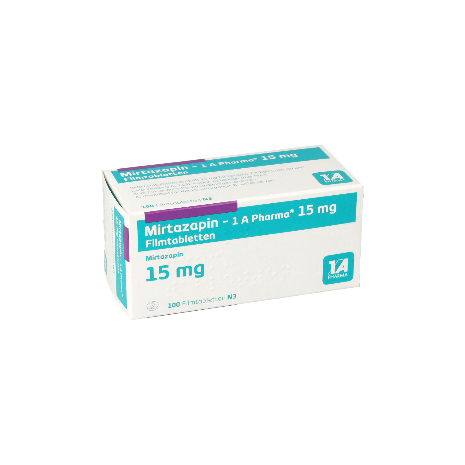 MIRTAZAPIN-1A Pharma 15 mg Filmtabletten