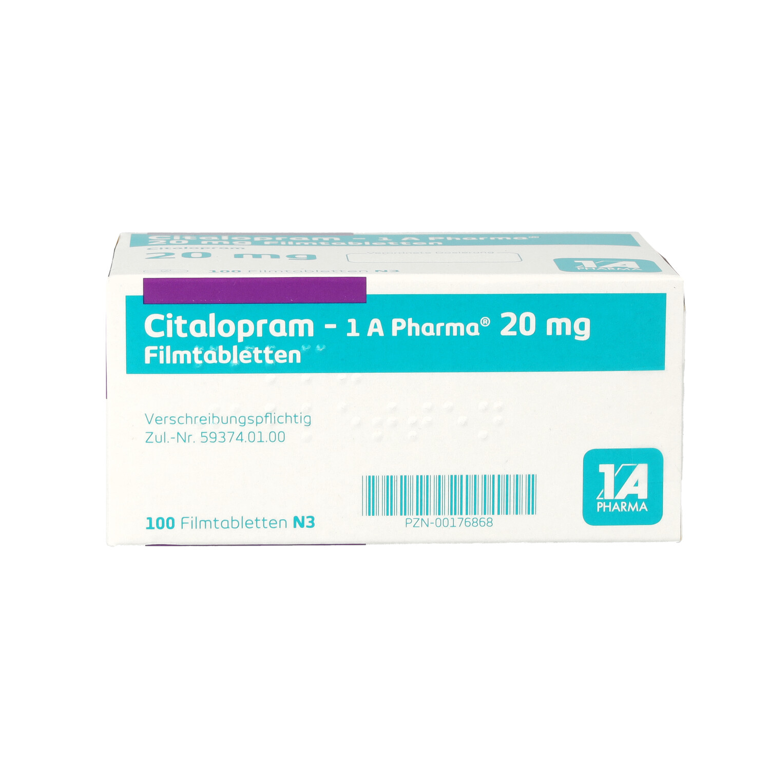 CITALOPRAM-1A Pharma 20 mg Filmtabletten