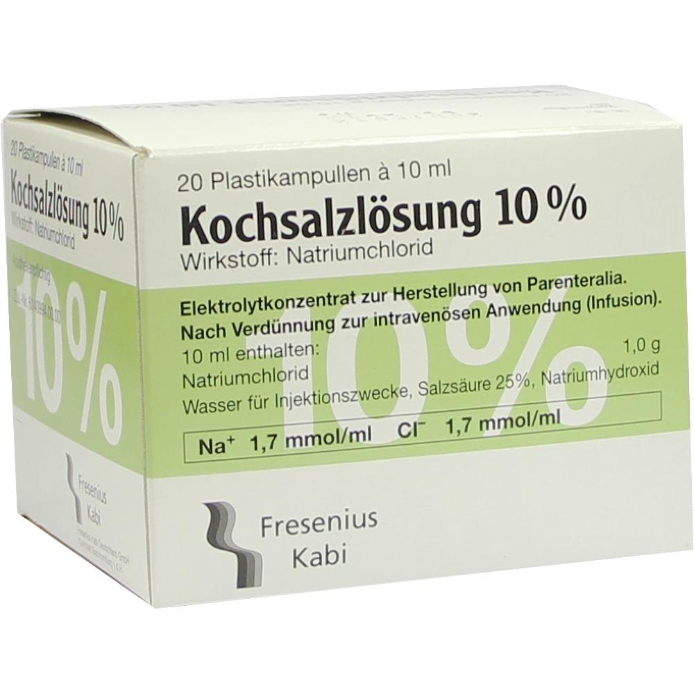 KOCHSALZLÖSUNG 10% Infusionslösungskonzentrat