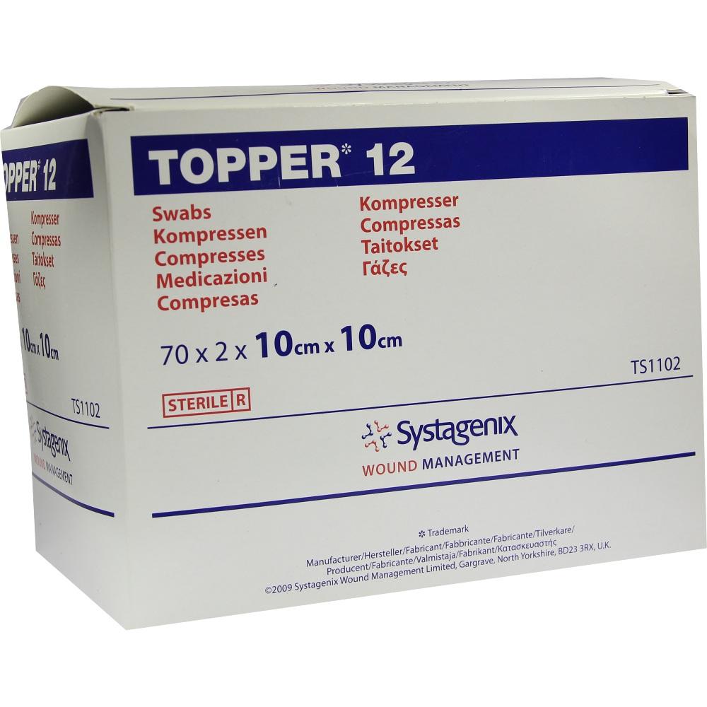 TOPPER 12 Kompr.10x10 cm steril