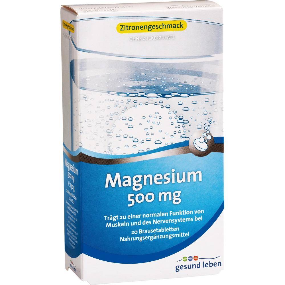 GESUND LEBEN Magnesium 500 mg Brausetabletten