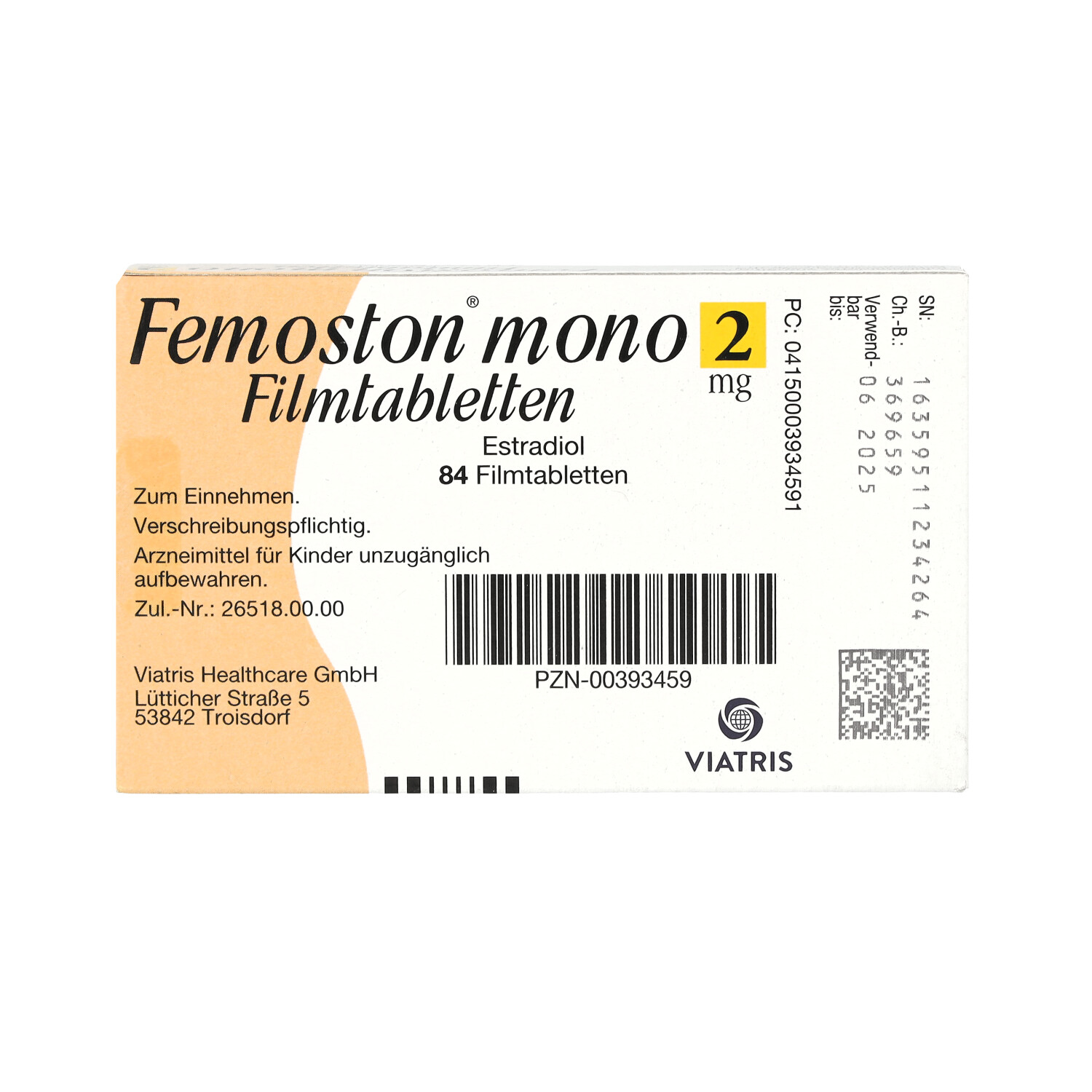 FEMOSTON mono 2 mg Filmtabletten