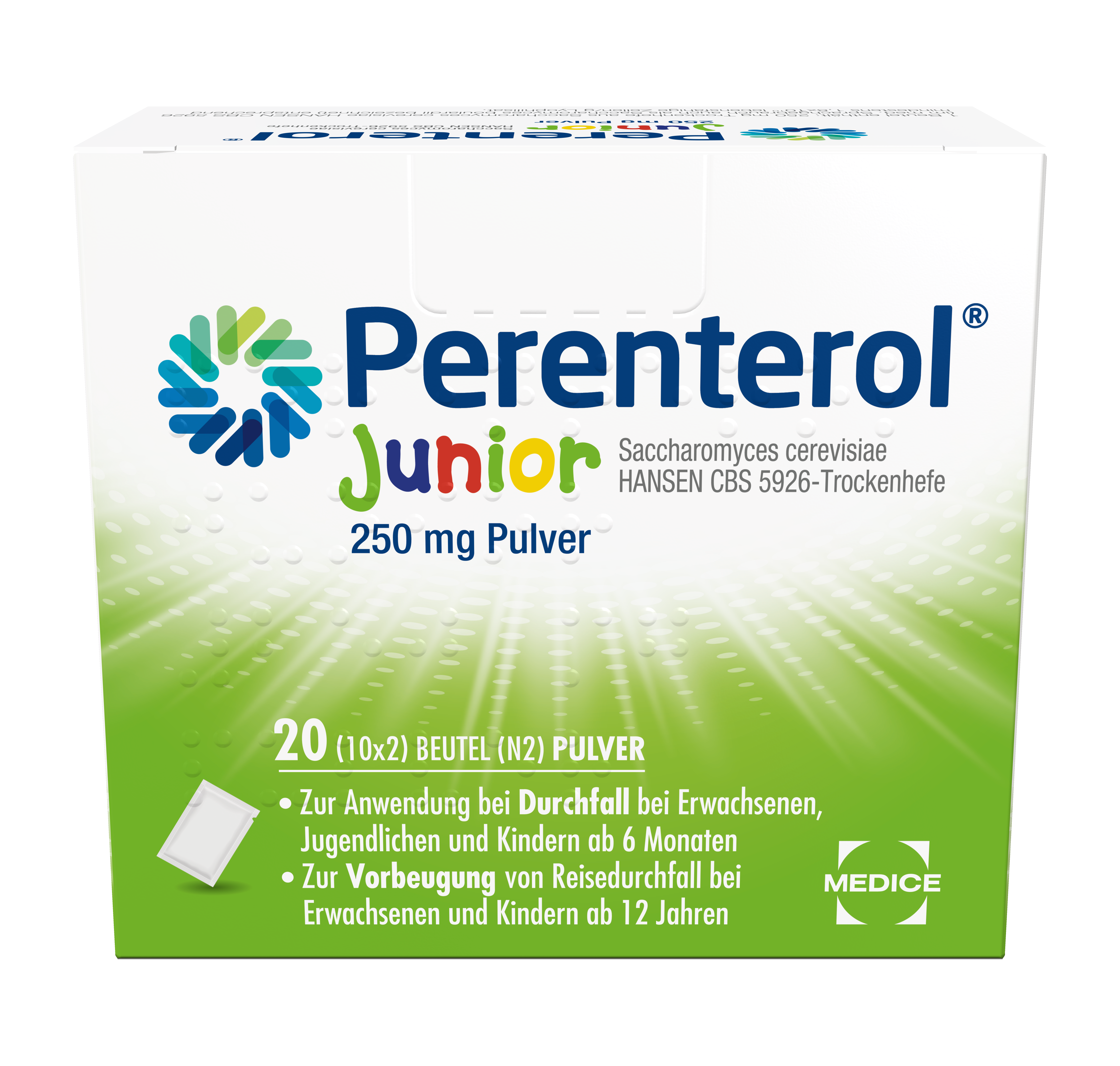 PERENTEROL Junior 250 mg Pulver Btl.