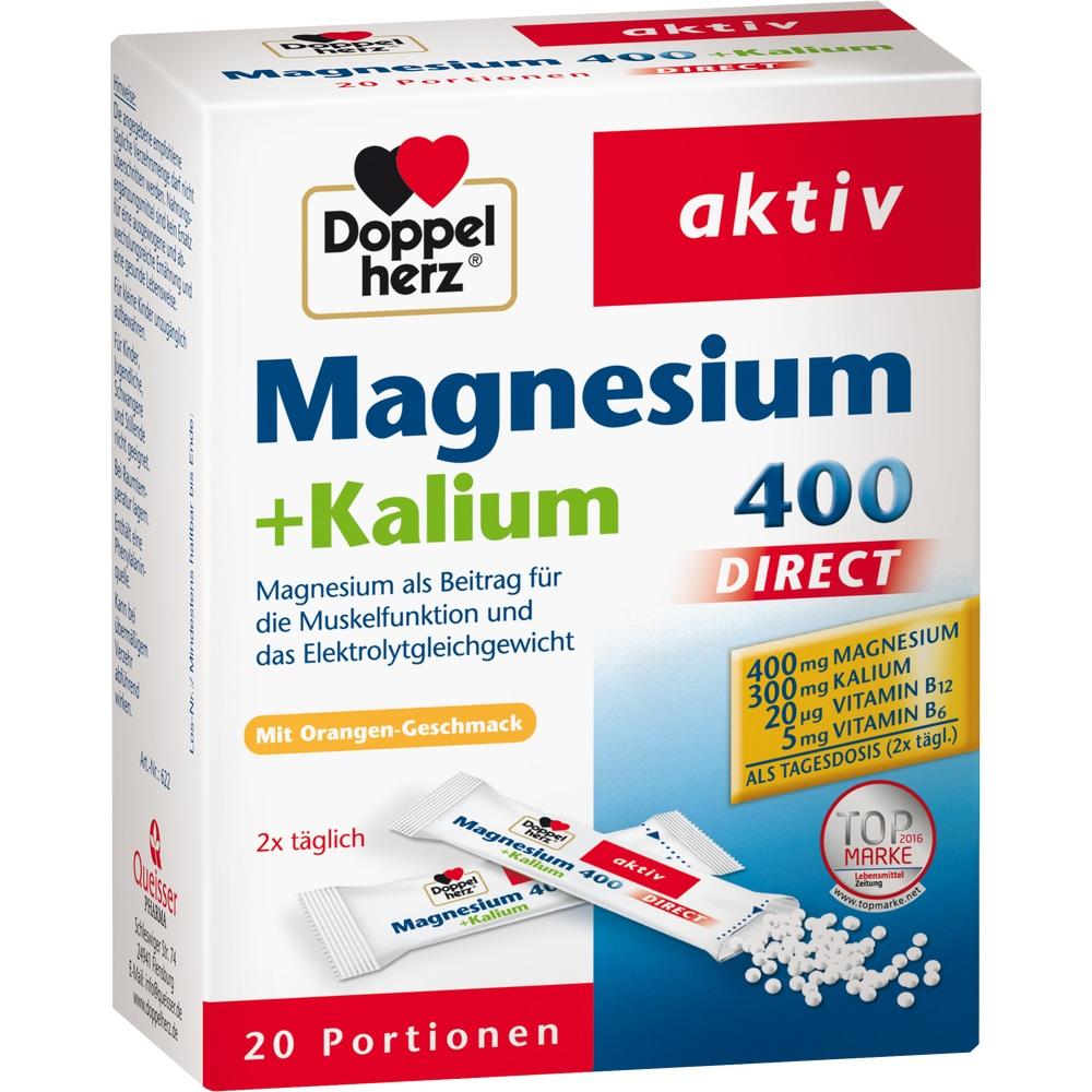 DOPPELHERZ Magnesium+Kalium DIRECT Portionsbeutel